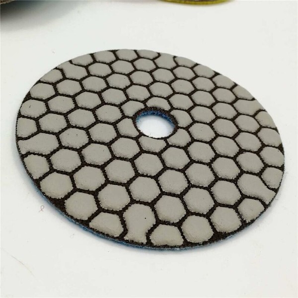 7 stk. Diamantpoleringsskive 4\"/100 mm Tør Diamantpoleringspuder til Marmor, Granit, Sten, Beton (#50)