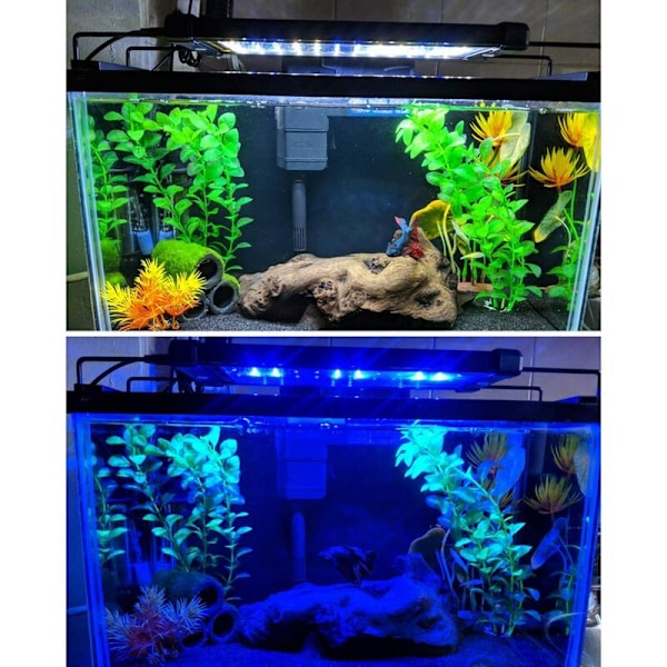 ClassicLED Akvariumbelysning, LED-list för Sötvattensakvarium, Akvarieväxtlampa, 2 Lägen LED-lampa för Akvarium, 40 cm, 6W, 7000K