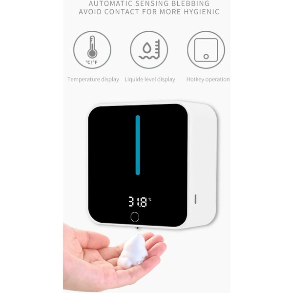2022 ny mobiltelefon vaskesensor berøringsfri sæbedispenser stor kapacitet smart sæbe