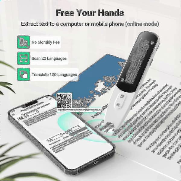 Sprogoversettelse Digital Pen med OCR Tekst til Tale til Dysleksi Support