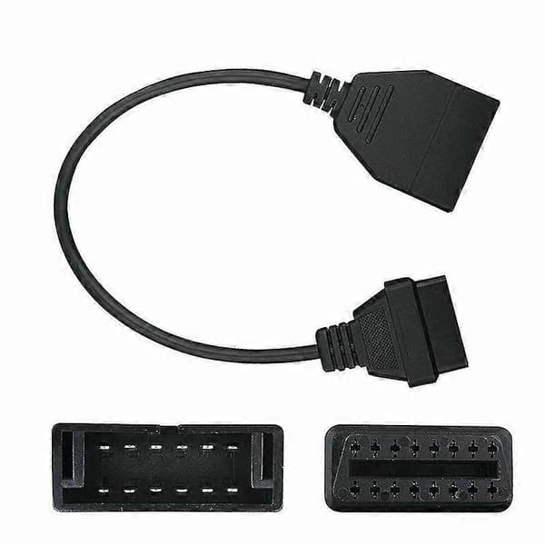 Ny GM 12-bens OBD1 til 16-bens OBD2 konverteradapterkabel til diagnostisk scanner
