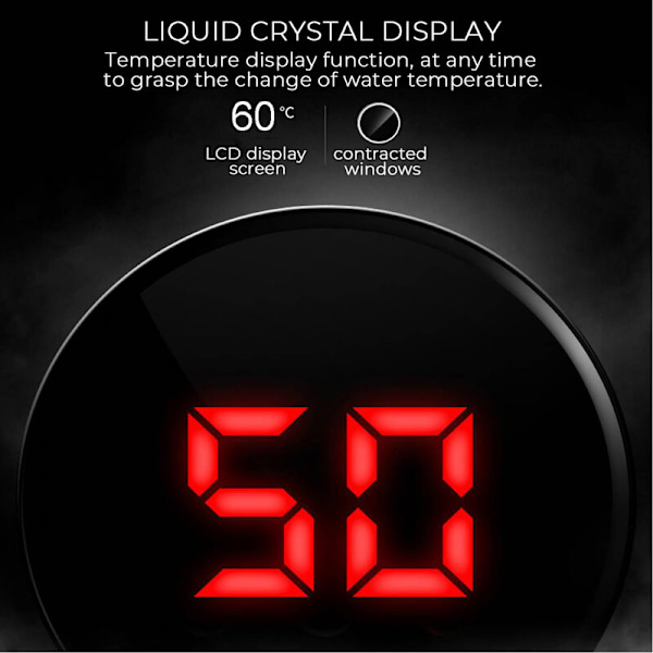 Omedelbar Elektrisk Kran Vattenvärmare LED Display Badrum Kök
