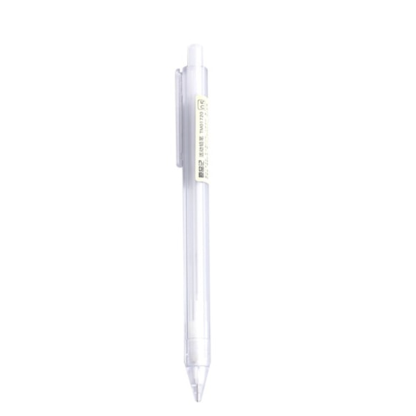 Mekanisk Penholder 0.5 Hexagonal Penholder Transparent Frosted Student Automatisk Blyant (2B Blyant 0.5mm Ti Stykker),