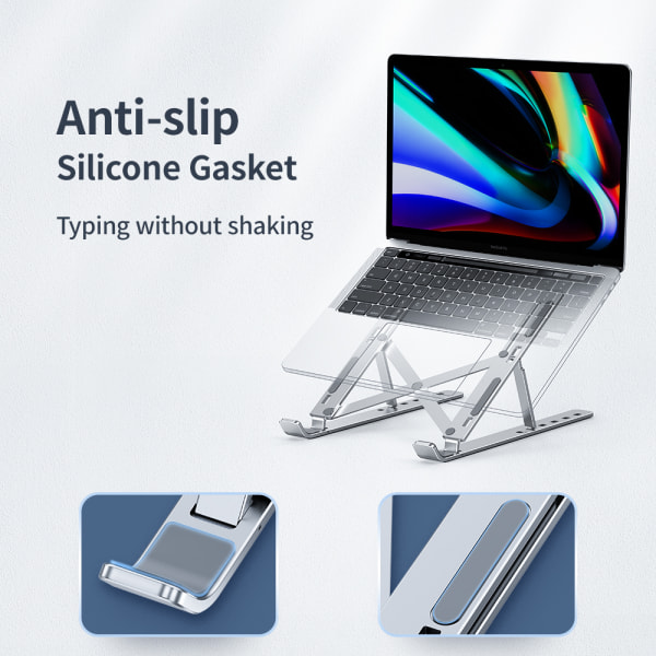 SmartDevil Laptop Stand Desktop Mini hopfällbart Portable Stand silver-