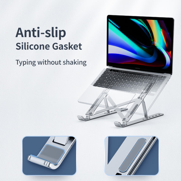 SmartDevil Laptop Stand Desktop Mini hopfällbart Portable Stand svart