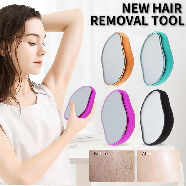 Smärtfri fysisk hårborttagning Epilatorer Crystal Hair Eraser Pink