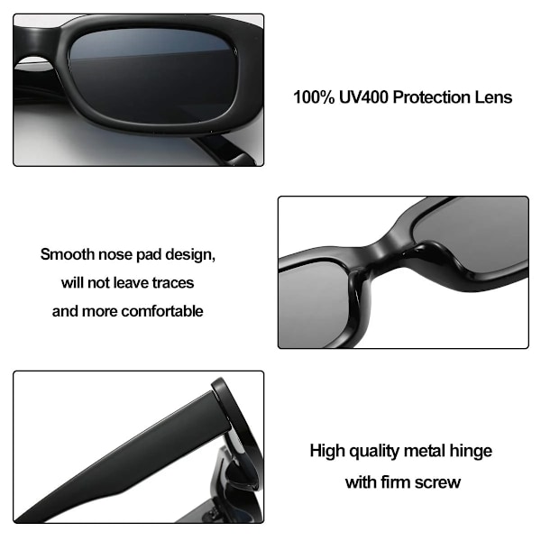 DLL95004 DL Rektangulära Solglasögon 2024 Anpassade Mode Designer Vintage Fyrkantiga gafas de sol Smal Fyrkantig Ram C3 square sunglasses