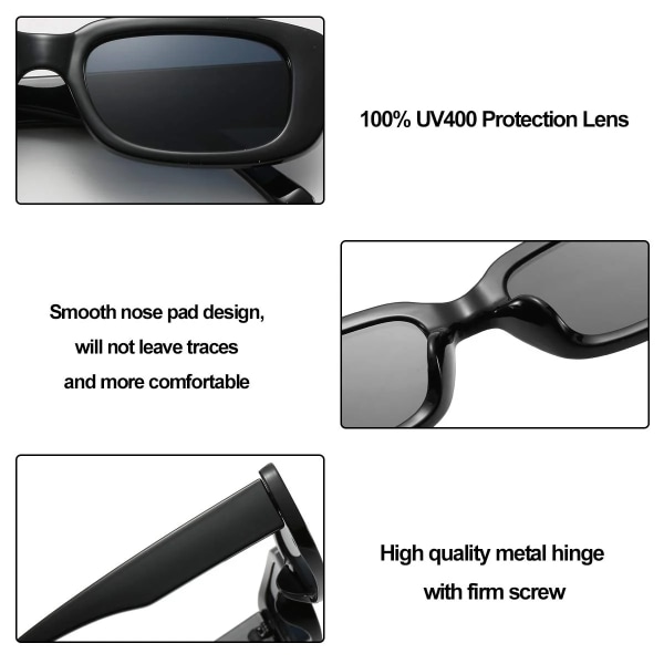 DLL95004 DL Rektangulära Solglasögon 2024 Anpassade Mode Designer Vintage Fyrkantiga gafas de sol Smal Fyrkantig Ram C8 square sunglasses