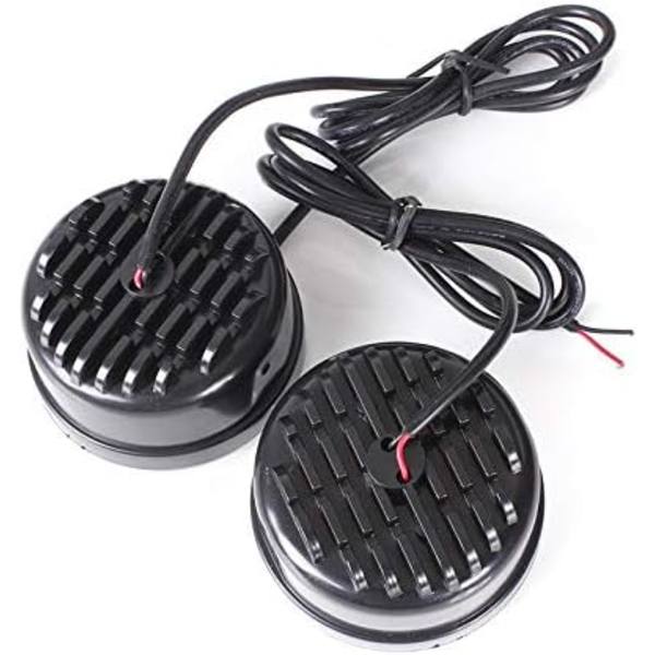 2 Pakke 12V 4.5W Hvite Runde Dagslys Bil Universal Runde-9LED Tåkelys