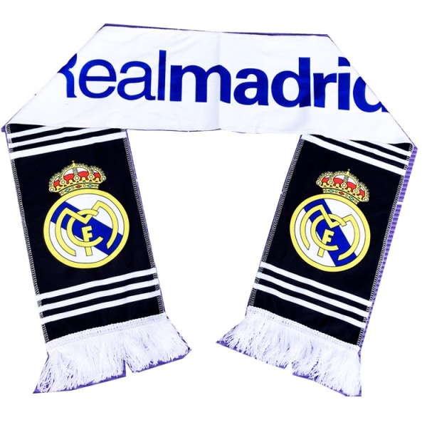 Mub- Fanit Real Madrid Liverpool Miami Bibs Huivit Jalkapallofanit Syksy Ja Talvi Hurraa Käsinheiluttava Huivi Real Madrid black and white