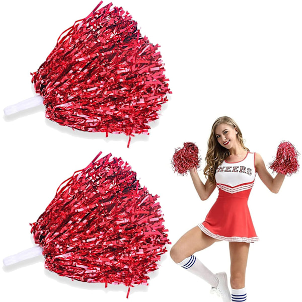 2 pcs Cheerleading Pompoms, Cheerleader Pompoms, Cheerleading