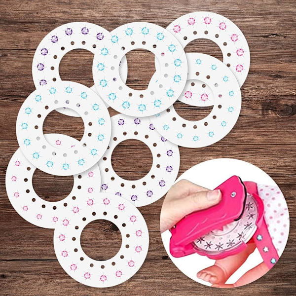 Hår Bling Bling Sæt med 180 Hår Smykkesten, Bling Smykkesten Maskine, Glam Bling Styling Værktøj til Piger og Børn