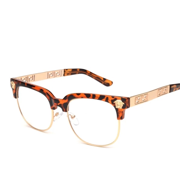 Klassinen pää aurinkolasit trendikäs neliökehys silmälasit metalli ontto temppelit miesten aurinkolasit mukautettu logo lasit C8 fashion sunglasses