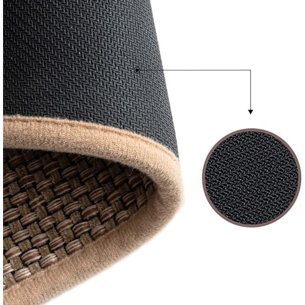 Keittiön matto, 40X60+40X120 liukumaton pestävä kumimatto, juuttiallasmatto pellava-allasmatto liukumaton allasmatto
