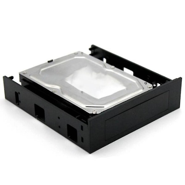 5,25 tommer CD-ROM-bugt til 3,5 tommer 2,5 tommer SATA HDD Mobil Rackmonteret Kabinet Sort til PC