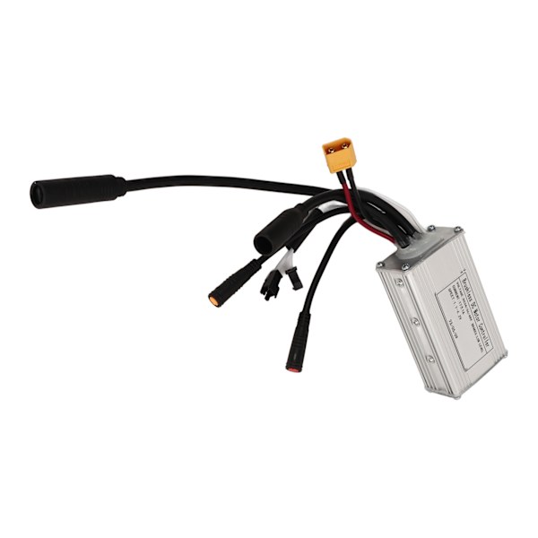Børsteløs motorstyring 24V 36V 48V 17A Sinus 3-mode controller med vandtæt stik til DIY elcykelkonvertering