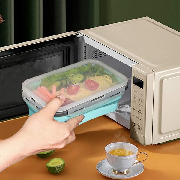 4 kpl silikonisia lounasrasioita lounasrasia setti Bento-rasia