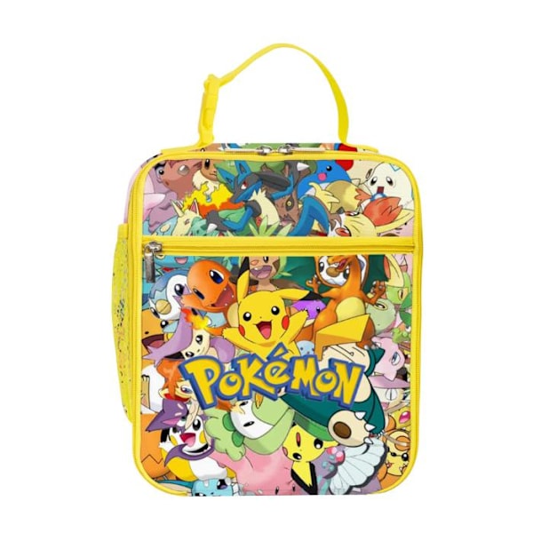 Pikachu Lunchväska Lunchbox Skola Kontor Snack Lunchbox Picknick Förvaringspack #2