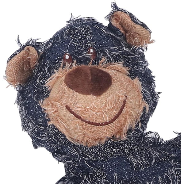 Piper Hundlek Toy Okrossbar Fylld Plysch Hundlek Toy Oförstörbar Robust Björn för Husdjur (Blå) blue