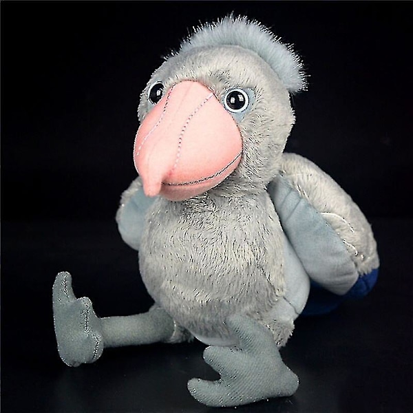 19cm Grå Due Plysjleke Realistisk Stein Due Duer Fugl Utstoppede Dyr Leker Bursdagsgaver for Barn 15cm HIGH Shoebill
