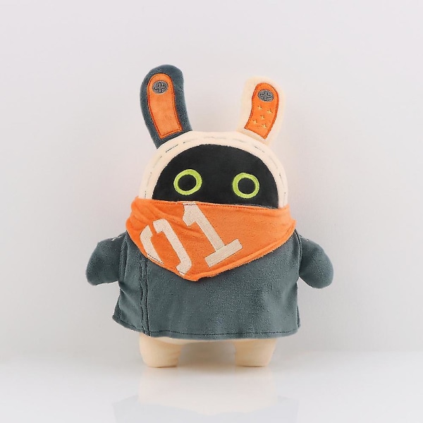 Zenless Zone Plush Game Cun Rabbit Orange Round Drum Plush Doll A