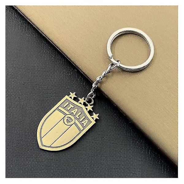 Juve Barcelona Real Madrid Key Ring Metal Liverpool Paris Tottenham Brazil Italian Key Ring Pendant Copper