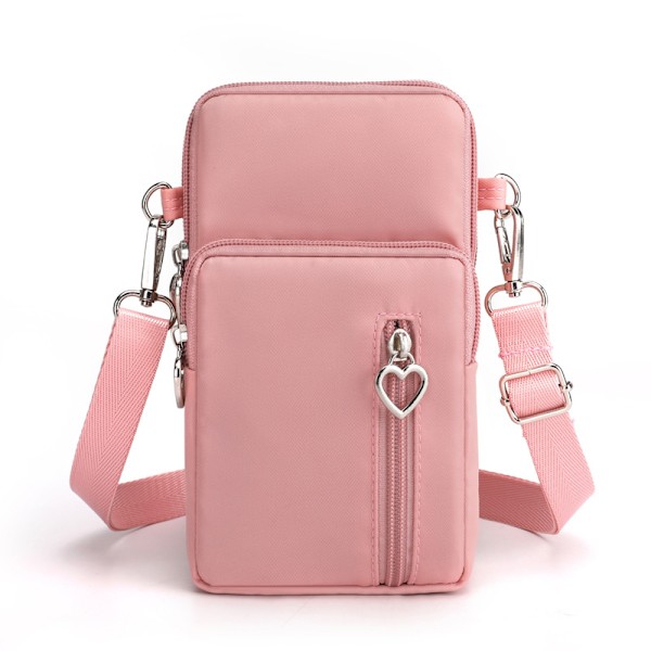 Mini small bag mobile bag coin bag, pink