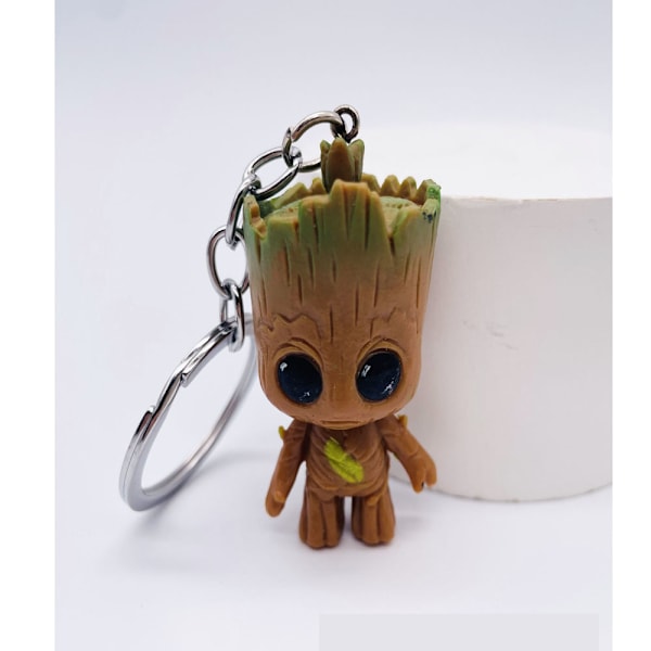 A piece of Guardians of the Galaxy, Q version cartoon, tree figu