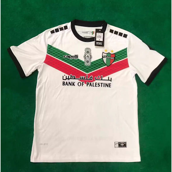 Palæstina fodboldtrøje 2023/24 trøje hjemmebanesæt udebanesæt Hvid-B White-B 2XL