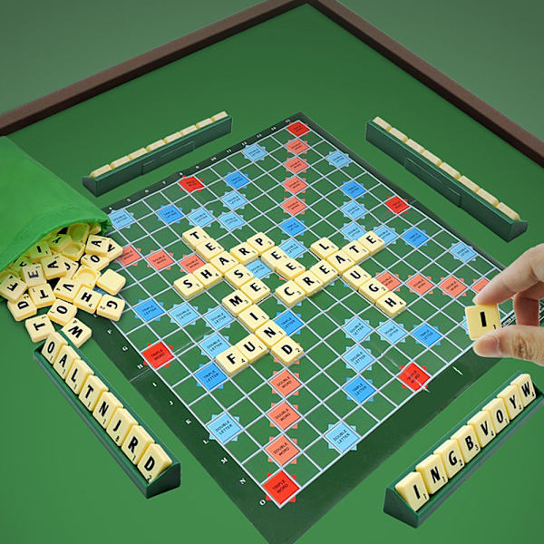 Scrabble Original Y9592 Brætspil, Stilarter Kan Variere - Engelsk Version