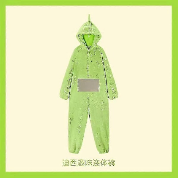 Nyt Teletubbies Kostume Voksen Lala Tinky Winky Onesies Cosplay Julepyjamas Halloween Dyre Tøj Jumpsuit-Xin Dipsy Teletubbies Dipsy Teletubbies Adult S