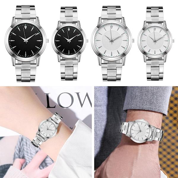 Klocka Quartz Armband SVART HERR svart black men