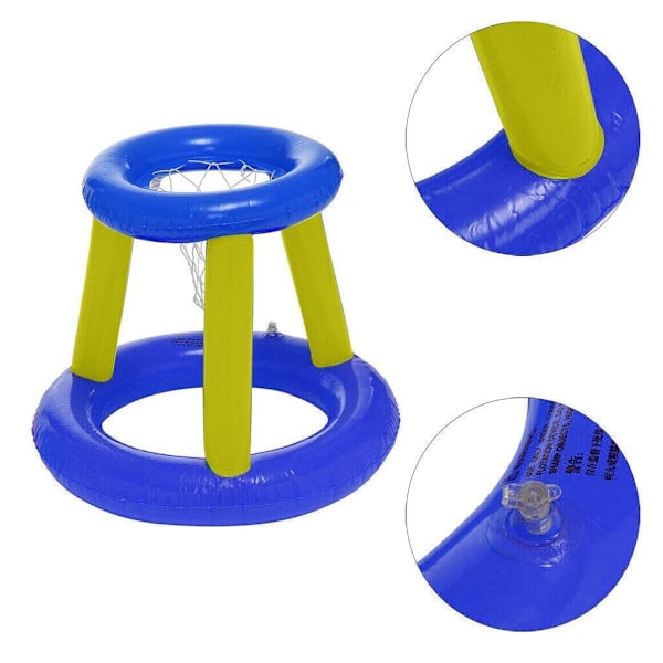 Vattenbasketkorg Pool Float Uppblåsbar Spel