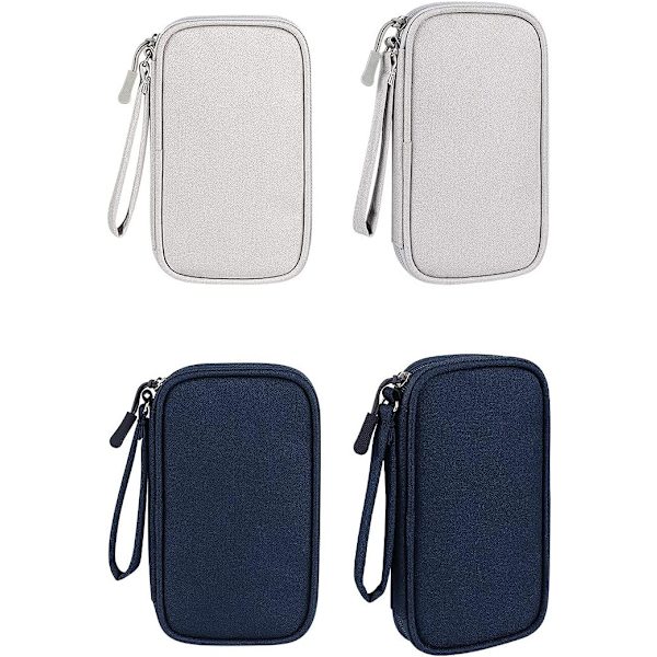 Kaksoiskerroksinen virtapankin kotelo Virtapankin kotelo Virtapankin matkakotelo Säilytyspussi Romoss Samsung Anker 20000mAh 10000mAh Virtapankki (Sininen)