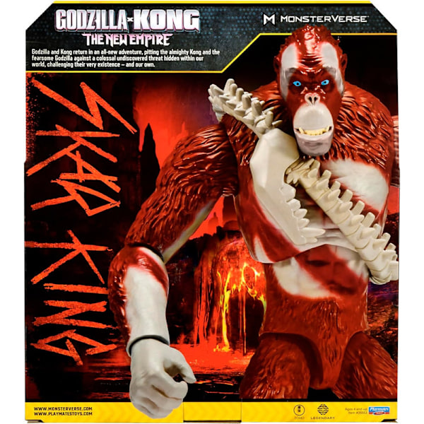 Godzilla x King Kong jättiläinen Skar toimintahahmo lelut Shimo Suko Doug toimintahahmon kanssa Skar King