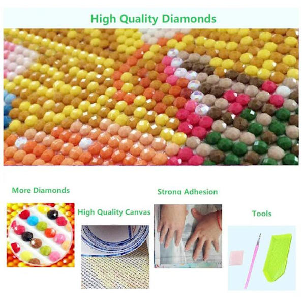 5D DIY Vatten Eld Basketboll Diamantmålning (35*35cm)
