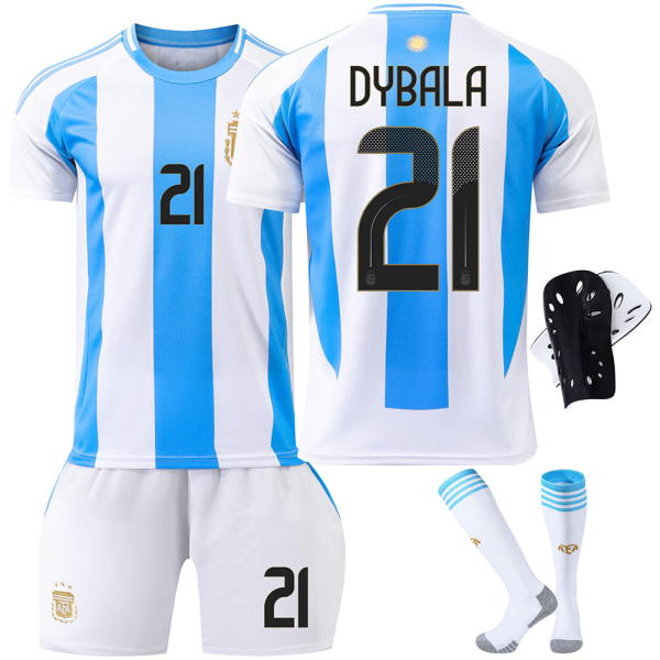 Argentiinan jalkapalloasu 2024 nro 10 Messi Messi 11 Di Maria Copa América -paita lasten puku Factory default blank version 18 yards