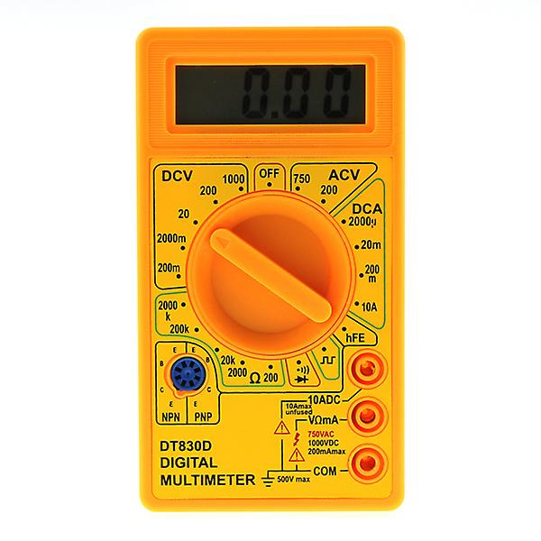 Digital multimeter med summerutgång spänning ampere ohm testare sond dc ac