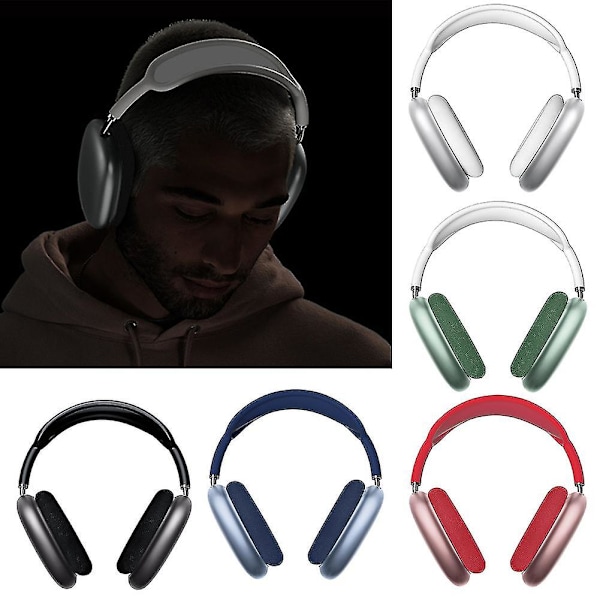 P9 Over-ear-hörlurar Minnesskum Full Cover Headset Aktiv brusreducering Blue