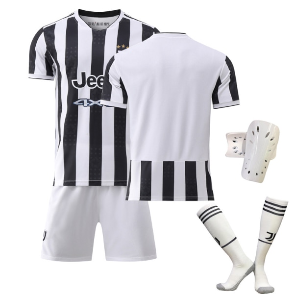 21-22 New Juventus hemmatröja set nr 7 Vlahovic tröja nr 10 Dybala tröja med strumpor Juventus No Number Socks +Gear 18#