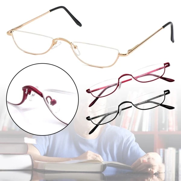 Læsebriller BRILLE STYRKE R Red 200 degrees