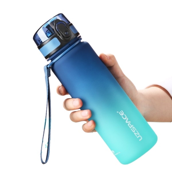 Vattenflaska - 1000 ml sportflaska Blå