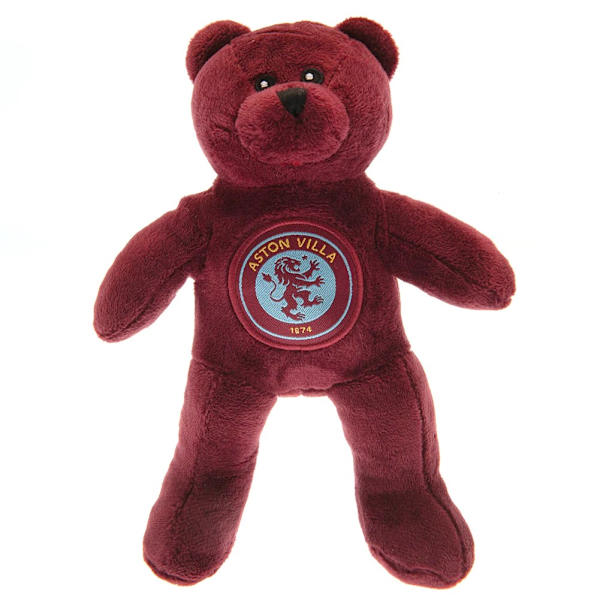 Aston Villa FC Solid Teddy Bear One Size Claret/Blue/Yellow Claret/Blue/Yellow One Size