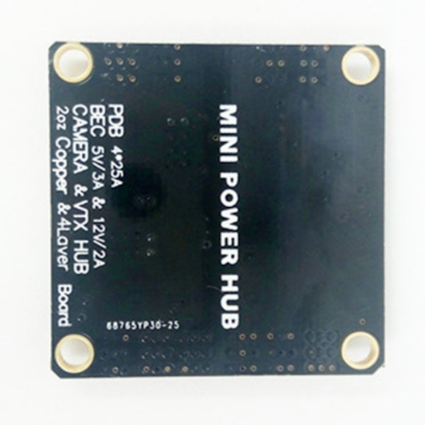 Matek Mini Power Hub Strömfördelningskort PDB med BEC 5V & 12V för FPV QAV250 ZMR250 Multikopter Quadcopter