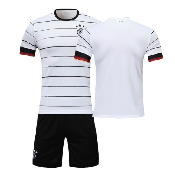 2021 Tysk landshold nr. 13 Muller fodboldtrøje sæt til mænd og kvinder voksne og børn konkurrenceuniform træningspersonlig trøje 2021 Germany no number socks 20