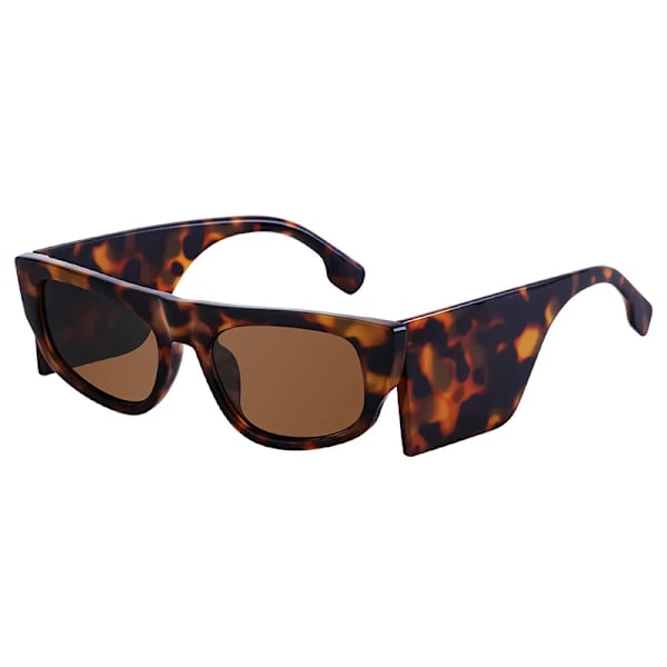 2024 Ny Ankomst Retro Små CatEye Anpassade 3D Metall Logotyp Bred Ben Solglasögon Kvinnor C7 Fashion
