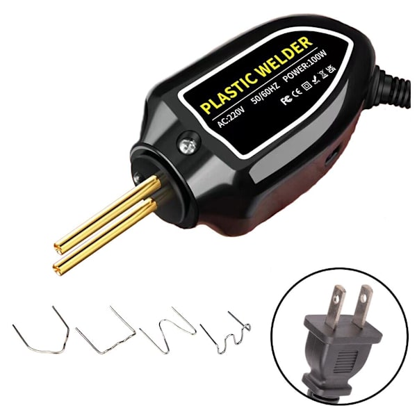 Hitsaus Mini 100W Lämpöpyssy Kuumasidonta Muovihitsauskone Niin red EU one size