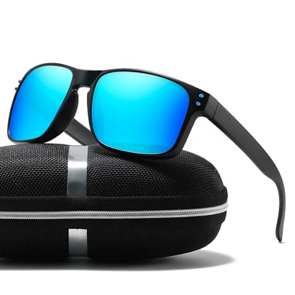 2024 Tehdas Tukkumyynti Mukautettu Logo Pyöräily Ulkoilu Urheilu Neliö Polarisoitu Miesten Aurinkolasit C17 Mens Polarized Sunglasses