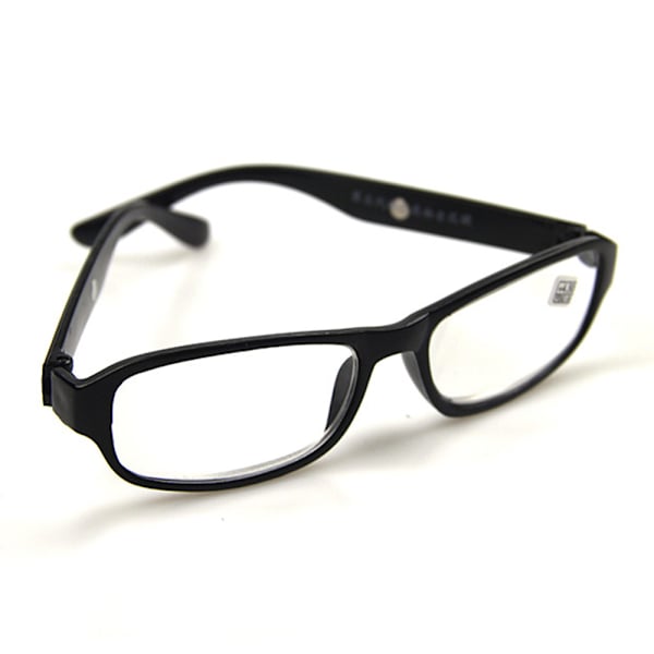 Læsebriller +4.5 +5.0 +5.5 +6.0 Grader Optiske Linser Briller Briller Ny Sort Sort Black 550