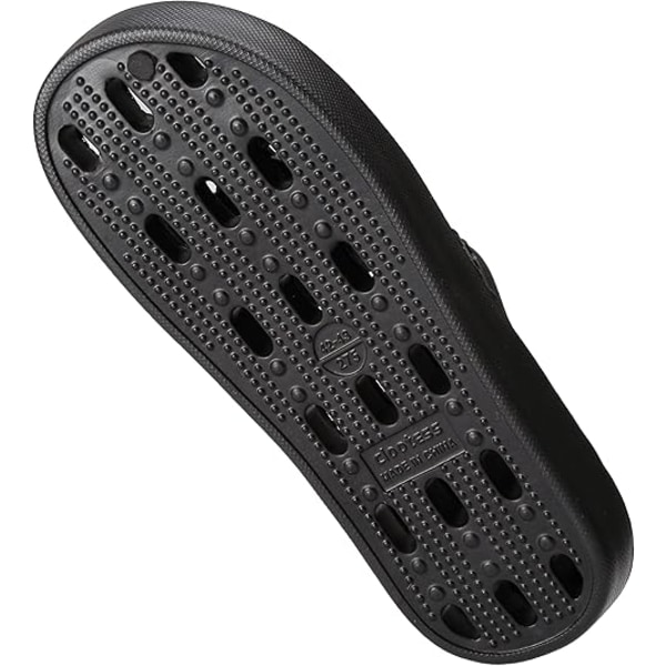 Duschtofflor Slides för Män och Kvinnor Hål Badtofflor Badrumssandal Pool Gym Studenthem Halkfria